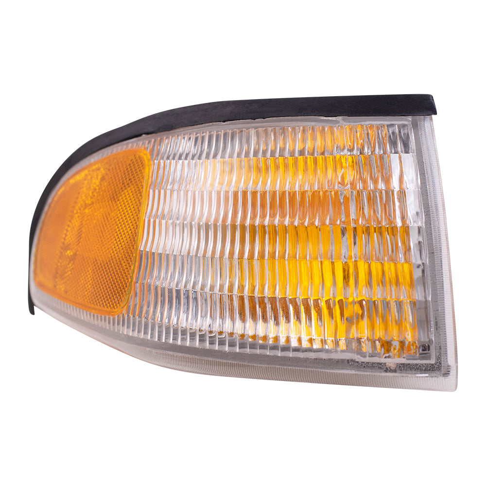 Brock Replacement Driver and Passenger Park Signal Corner Marker Lights Compatible with 1994-1998 Mustang GT SVT Base F4ZZ13201A F4ZZ13200A