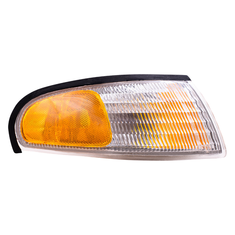Brock Replacement Driver and Passenger Park Signal Corner Marker Lights Compatible with 1994-1998 Mustang GT SVT Base F4ZZ13201A F4ZZ13200A