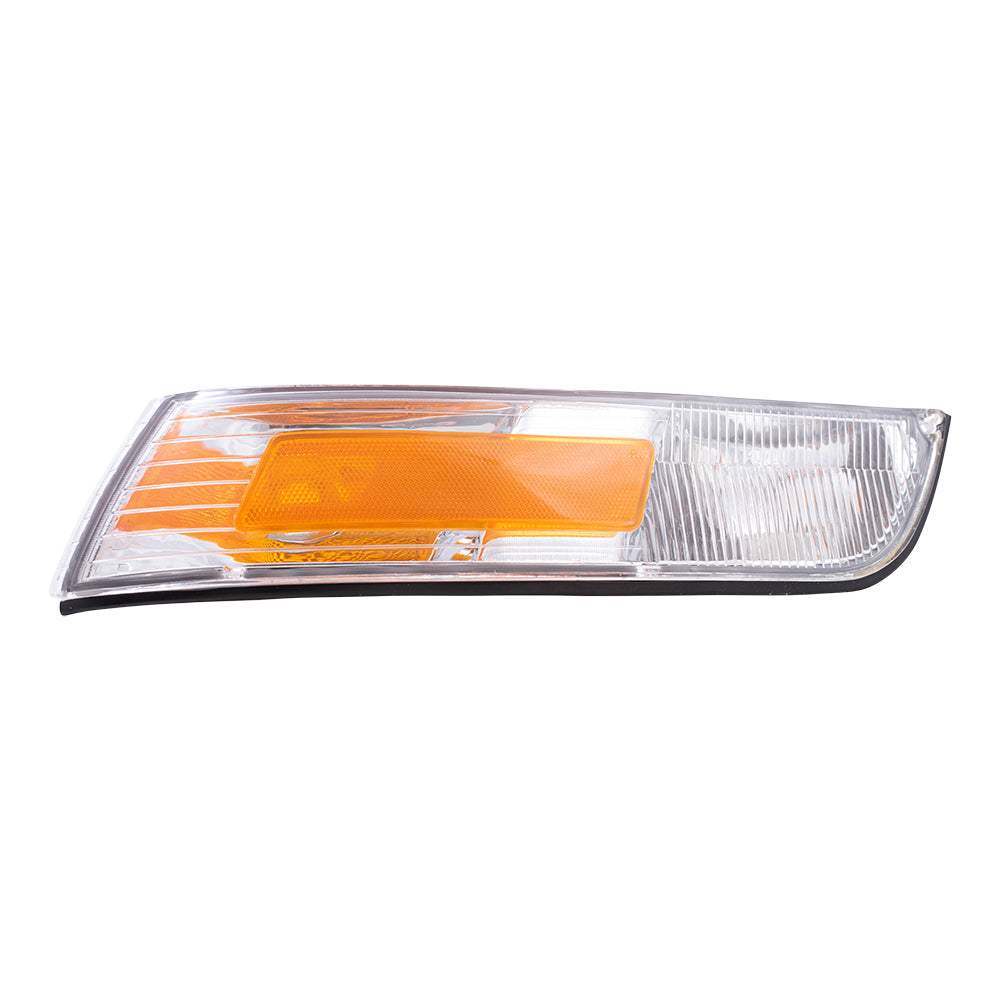 Brock Replacement Drivers Signal Side Marker Light with Cornering Lamp Compatible with 1995-1997 Grand Marquis F5MY15A201D