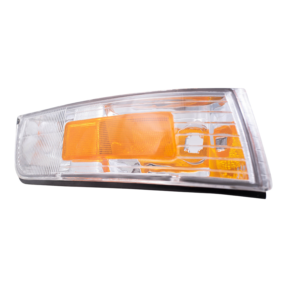 Brock Replacement Passengers Signal Side Marker Light with Cornering Lamp Compatible with 1995-1997 Grand Marquis