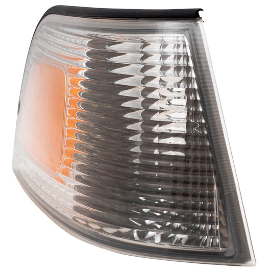 Brock Replacement Passengers Park Signal Side Marker Light Lamp Lens Compatible with 1998-2011 Crown Victoria XW7Z15A201AB