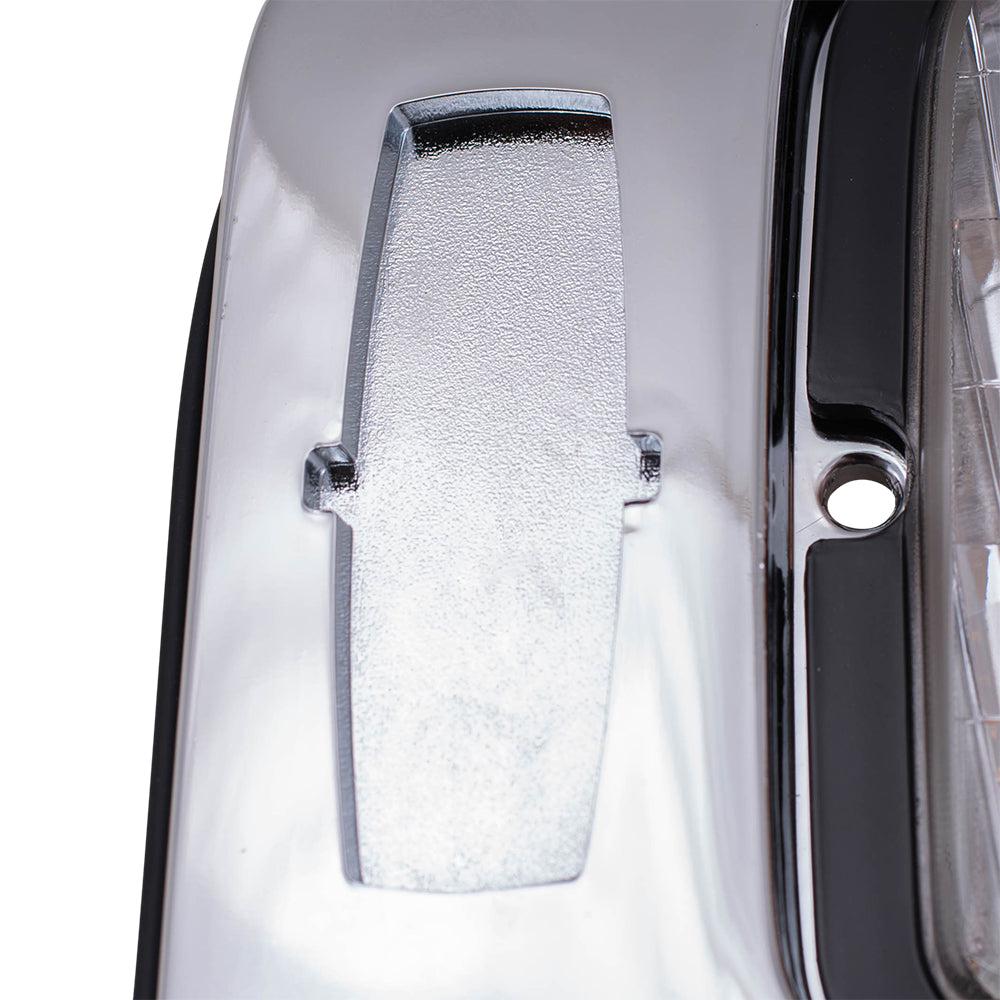 Brock Replacement Driver and Passenger Signal Side Marker Lights Lamps Compatible with 1995-1997 Town Car F5VY15A201B F5VY15A201A