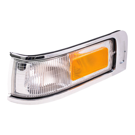Brock Replacement Drivers Signal Side Marker Light Lamp Compatible with 1995-1997 Town Car F5VY15A201B