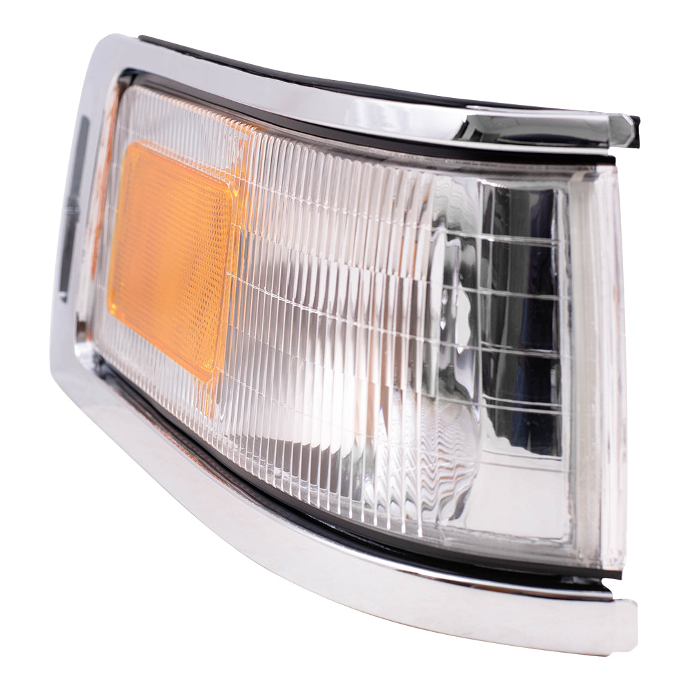 Brock Replacement Driver and Passenger Signal Side Marker Lights Lamps Compatible with 1995-1997 Town Car F5VY15A201B F5VY15A201A