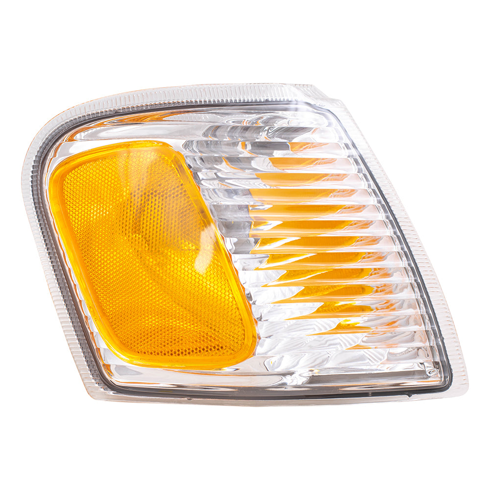 Brock Replacement Driver and Passenger Park Signal Corner Marker Lights Compatible with 01-05 Explorer Sport & Sport Trac Pickup Truck
