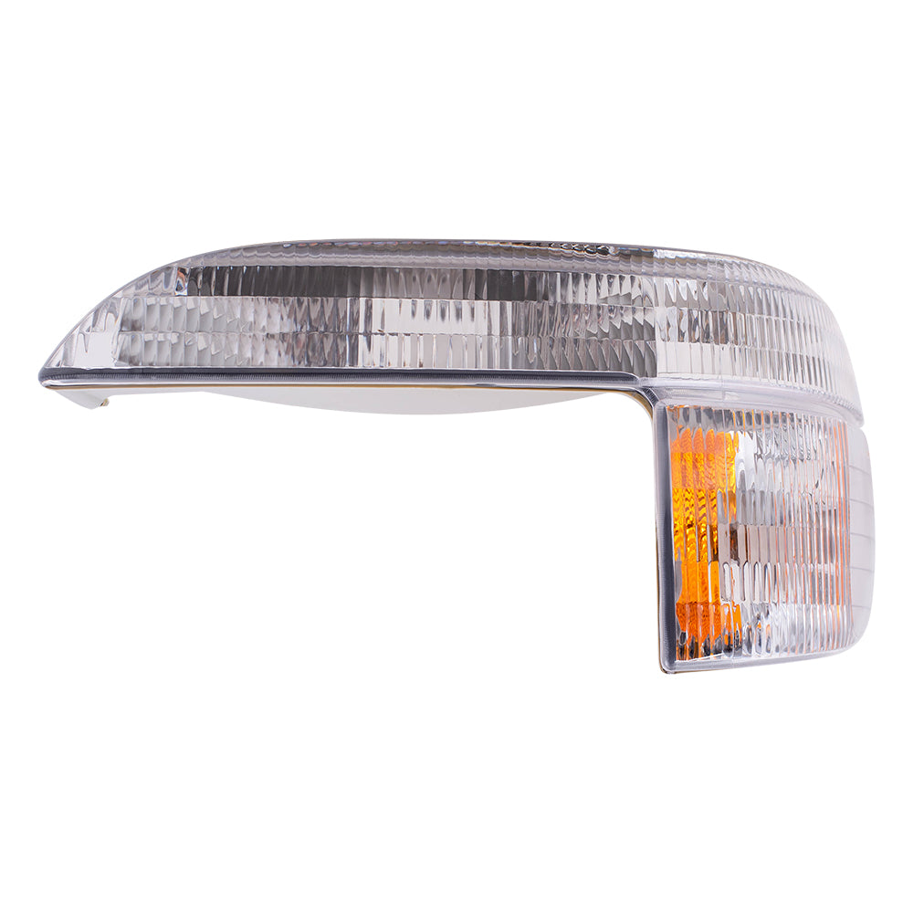 Brock Aftermarket Replacement Driver Left Park/Signal/Side Marker Light Unit Compatible with 1995-2001 Ford Explorer