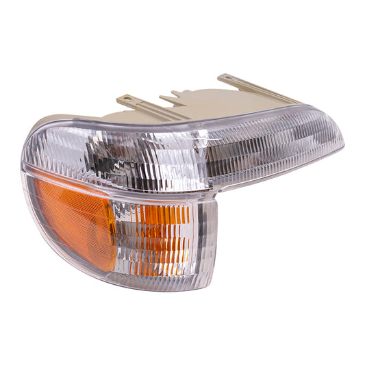 Brock Aftermarket Replacement Passenger Right Park/Signal/Side Marker Light Unit Compatible with 1995-2001 Ford Explorer