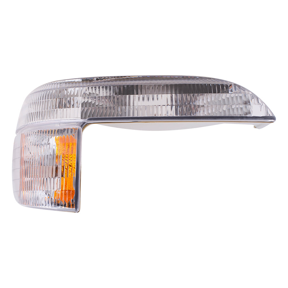 Brock Aftermarket Replacement Passenger Right Park/Signal/Side Marker Light Unit Compatible with 1995-2001 Ford Explorer