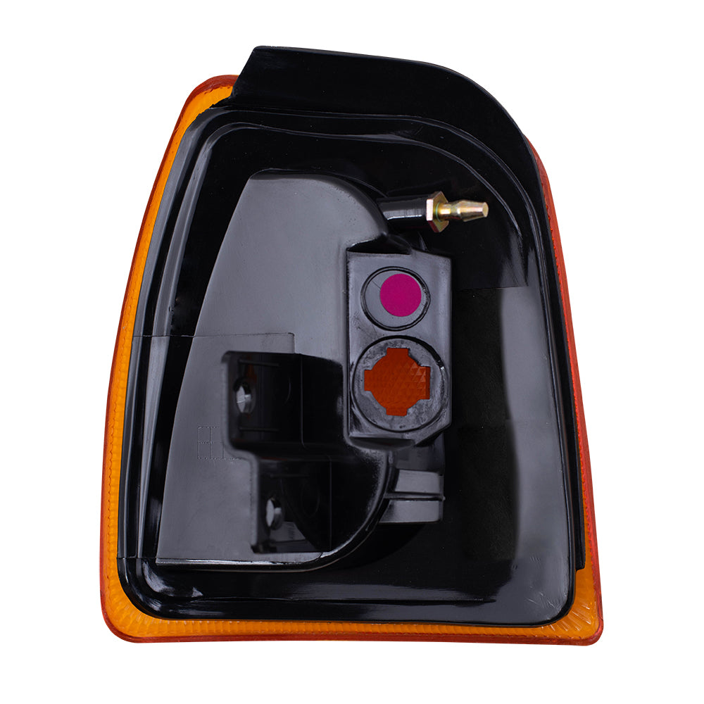 Brock Replacement Driver and Passenger Park Signal Corner Marker Light Lamp Compatible with 2001-2005 Ranger Pickup Truck 1L5Z 15A201 BA 1L5Z 15A201 AA