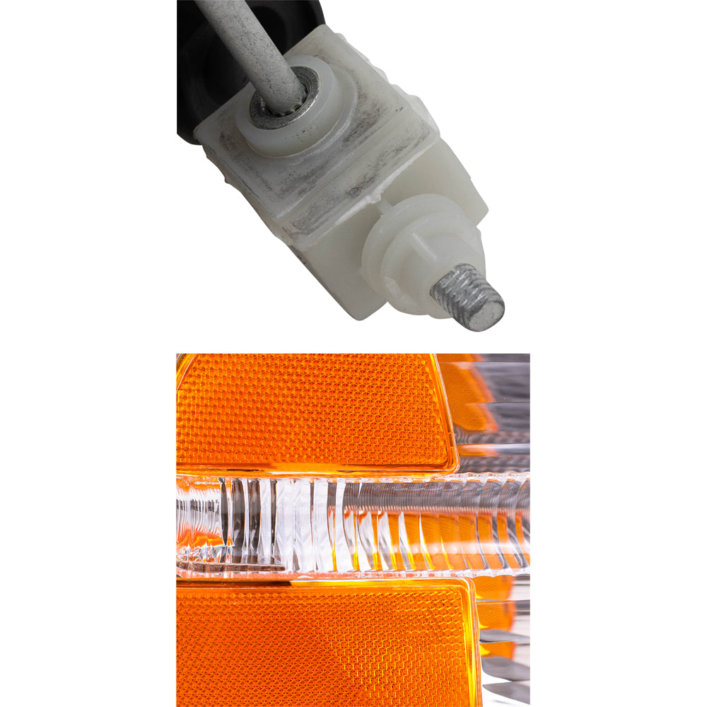 Brock Replacement Headlights with Park Signal Lights Compatible with 2002 2003 2004 2005 Explorer 4 Door