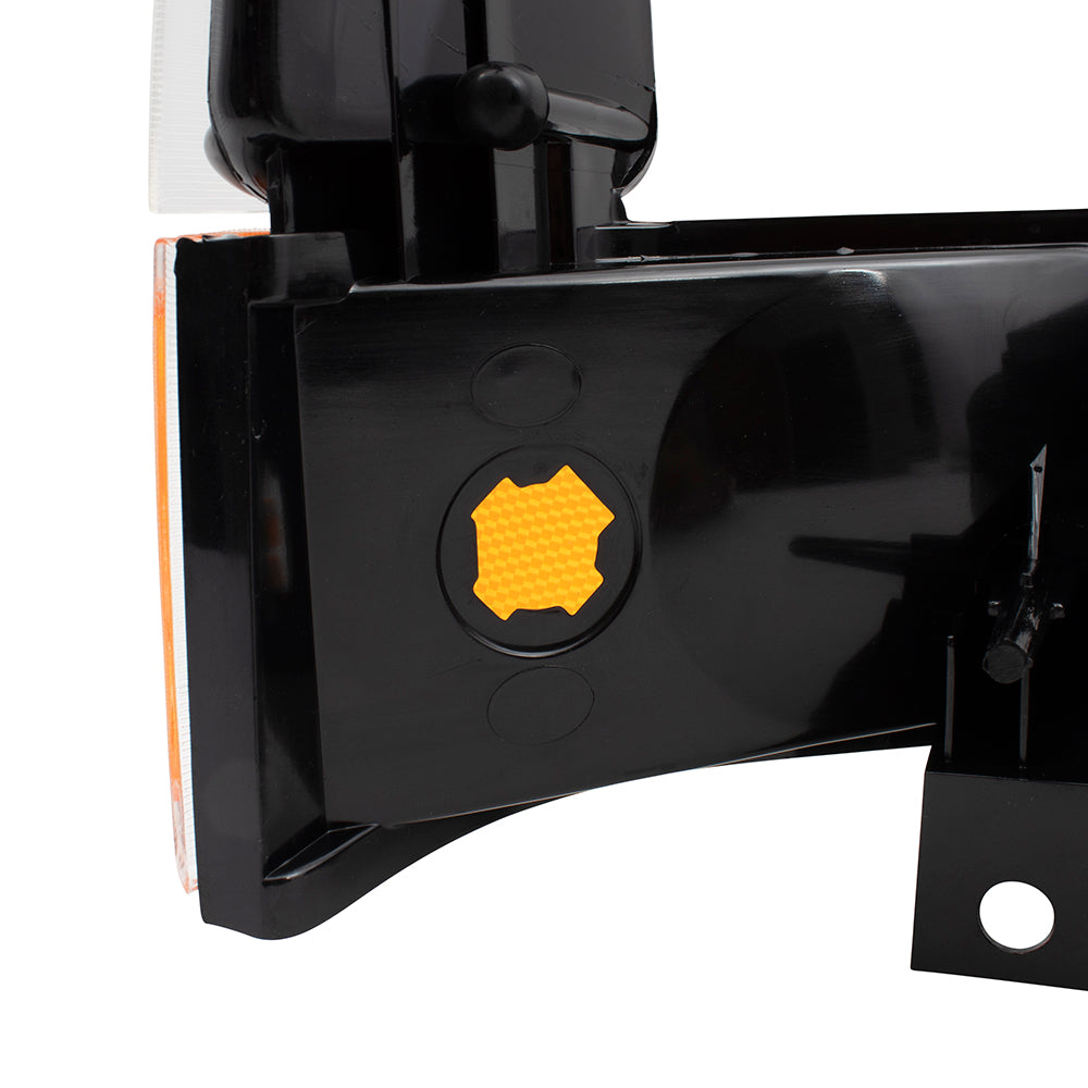 Brock Replacement Drivers Park Signal Front Marker Light with Clear Lens Compatible with 1999-2004 F250 F350 Super Duty Pickup Truck 2C3Z13201AA