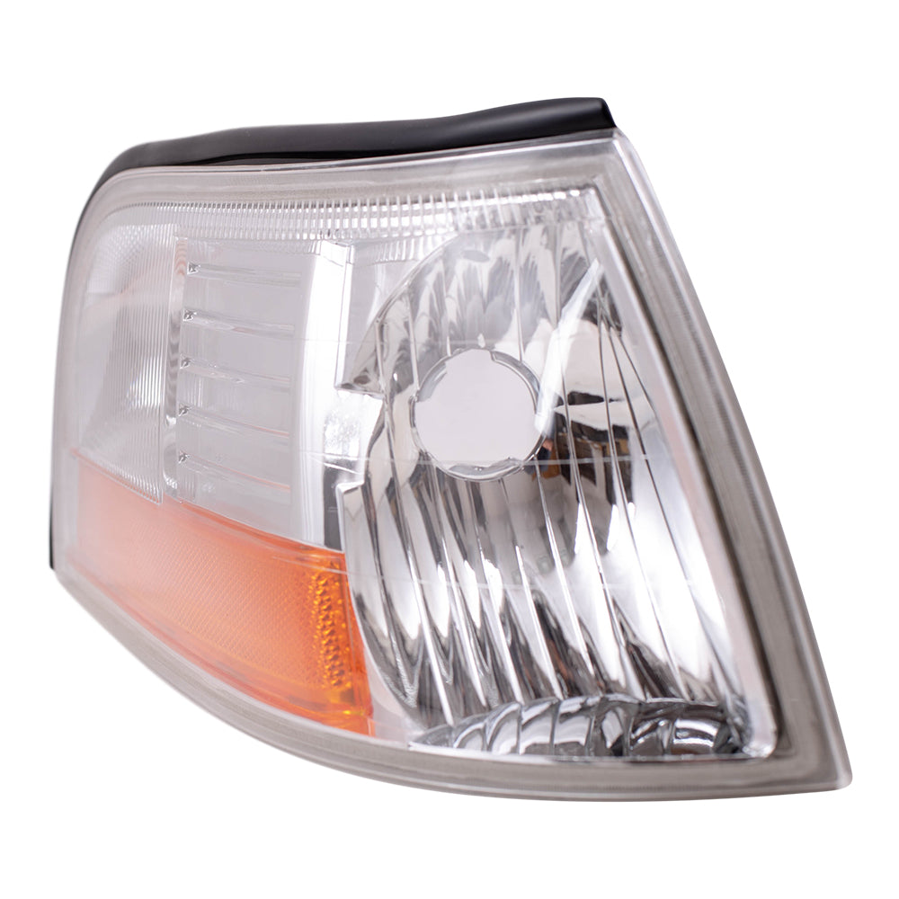 Brock Replacement Driver and Passenger Park Signal Side Marker Lights Compatible with 2003-2005 Grand Marquis 3W3Z13201AA 3W3Z13200AA