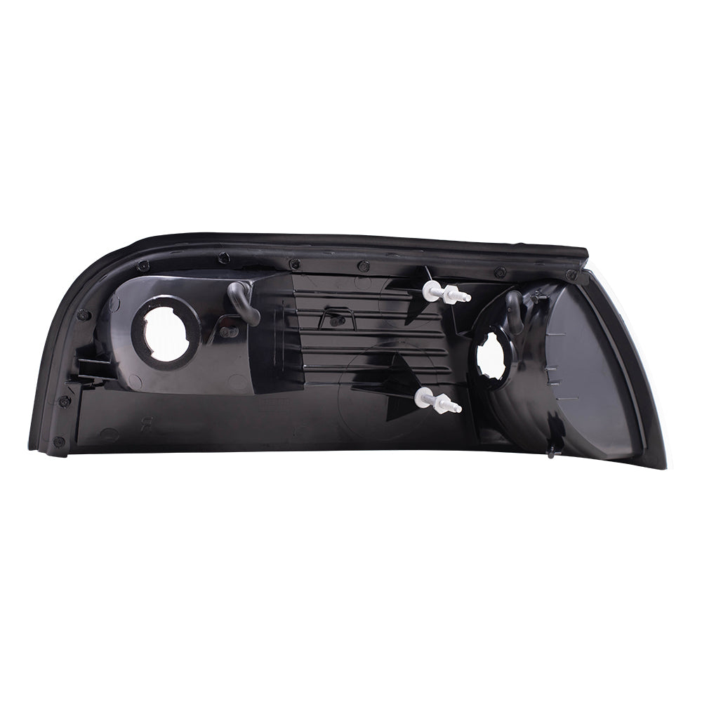Brock Replacement Drivers Park Signal Side Marker Light Lamp Lens Compatible with 2003-2004 Marauder 3W3Z13201BA