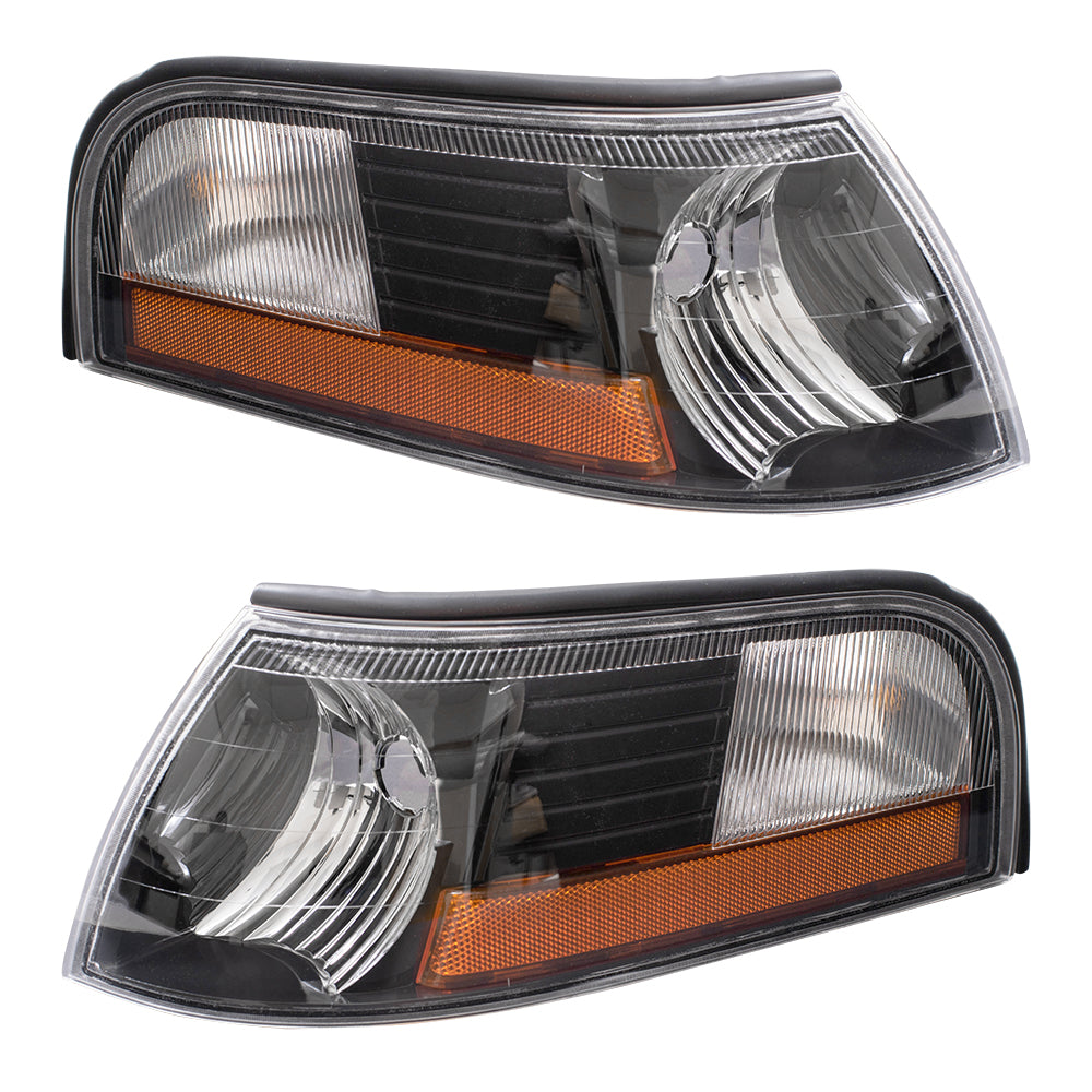 Brock Park Signal Lights fit 03-04 Marauder Side Marker Set 3W3Z13201BA 3W3Z13200BA