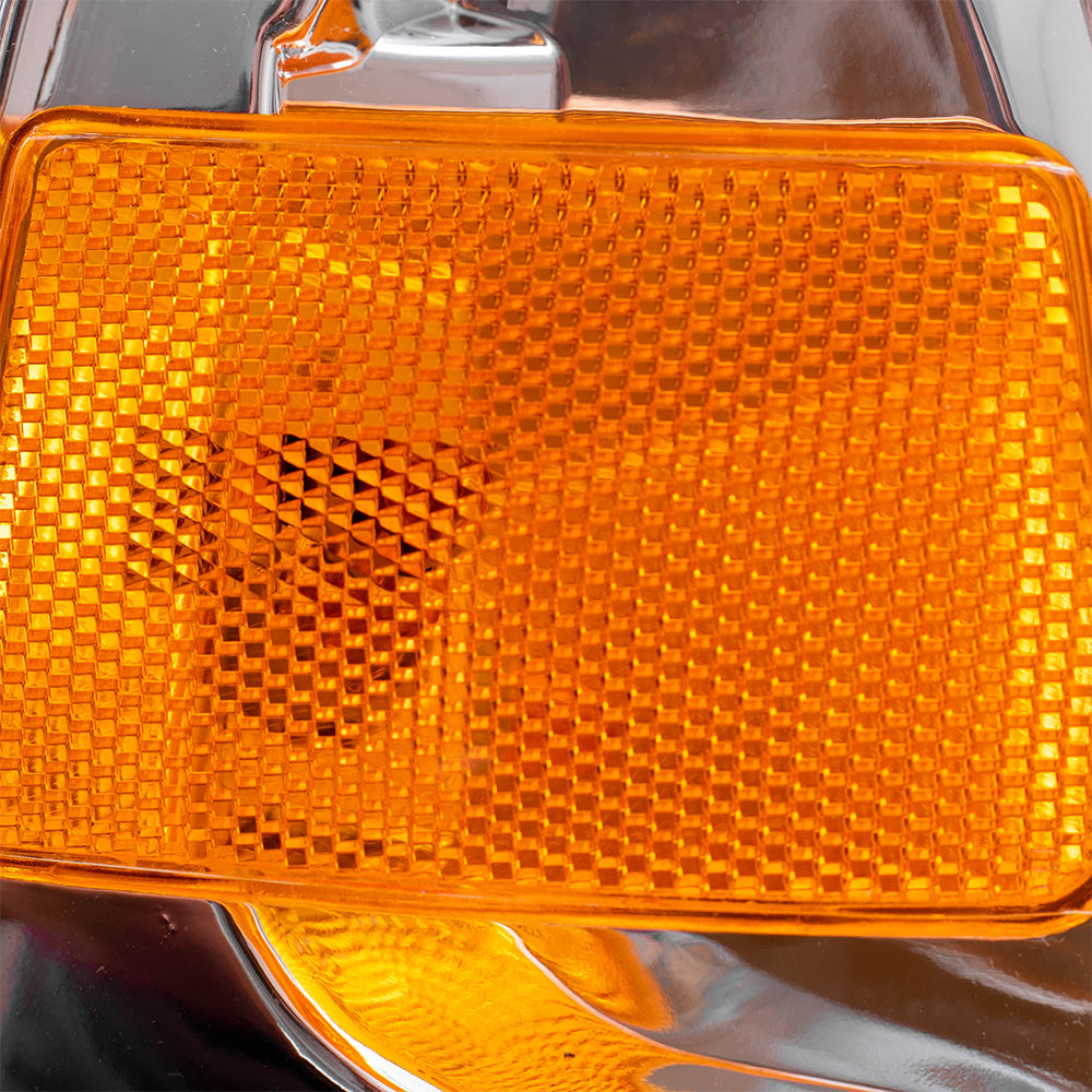 Brock Replacement Driver and Passenger Park Signal Corner Marker Lights Lamps Compatible with 2006-2011 Ranger Pickup Truck 6L5Z1 5A201 BA 6L5Z1 5A201 AA