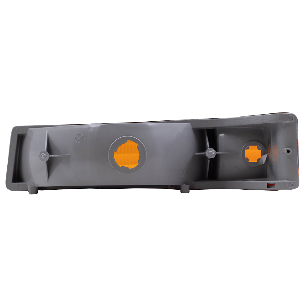 Brock Replacement Driver and Passenger Park Signal Front Marker Lights Lamps Compatible with 1992-1996 F150 Pickup Truck F5TZ13201AB F5TZ13200AB