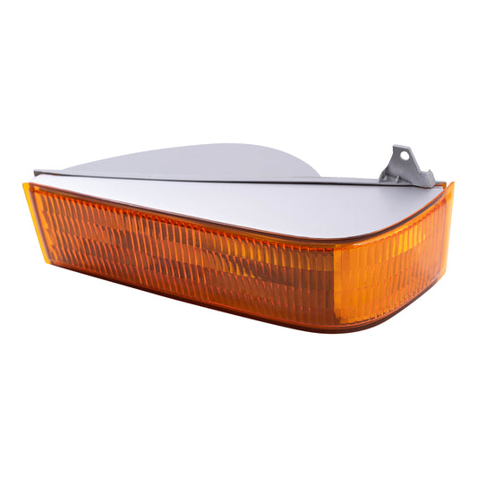 Brock Replacement Drivers Park Signal Front Marker Light Lamp Compatible with 91-94 Explorer Bronco II Ranger F1TZ13201C