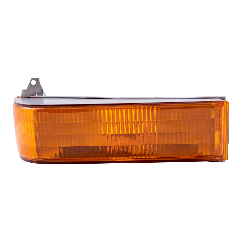 Brock Replacement Driver and Passenger Park Signal Front Marker Lights Lamps Compatible with 91-94 Explorer Ranger Bronco II