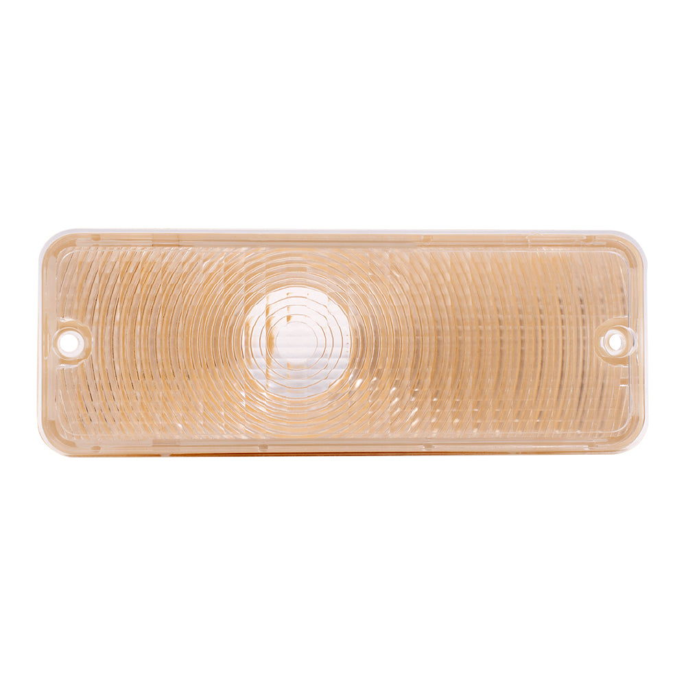 Brock Replacement Park Signal Front Marker Light Lamp Clear Lens Compatible with 1975-1977 F100 F150 F250 F350 Pickup Truck D5TZ13200A