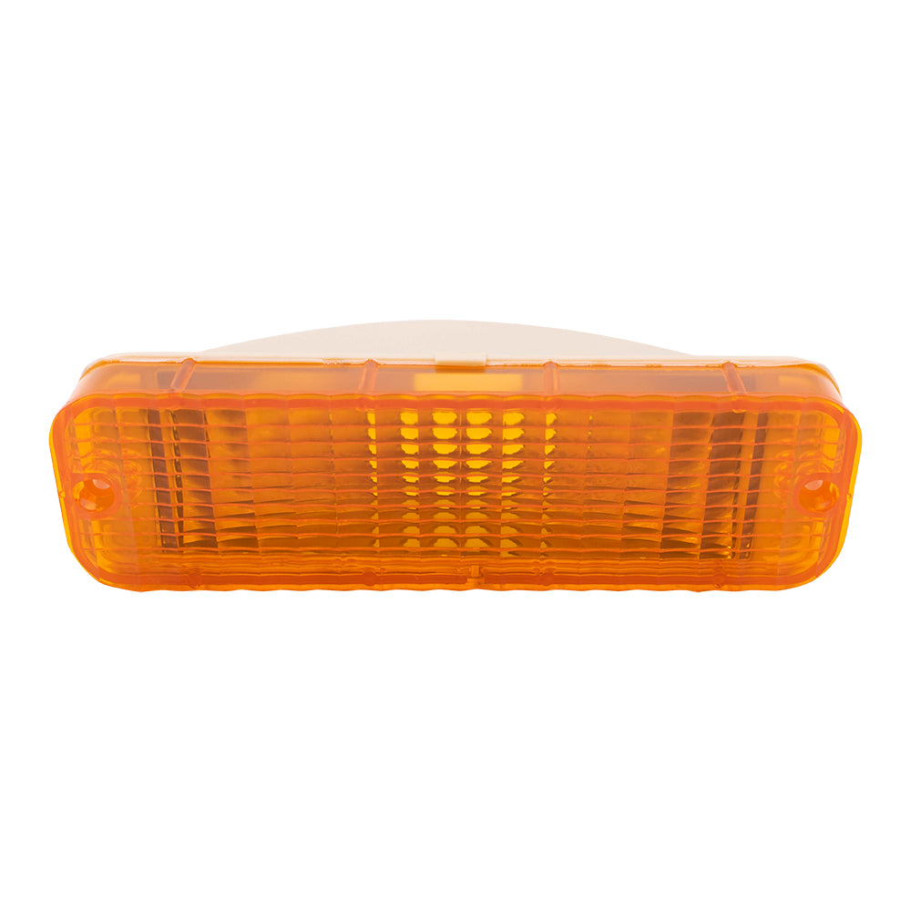 Brock Replacement Drivers Park Signal Front Marker Light Lamp Compatible with 1983-1988 Ranger Pickup Truck 1984-1988 Bronco II E3TZ13201 A