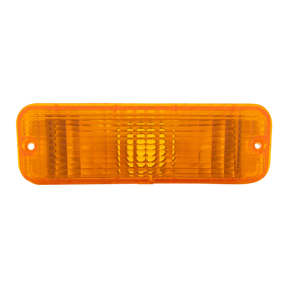 Brock Replacement Drivers Park Signal Front Marker Light Lamp Compatible with 1983-1988 Ranger Pickup Truck 1984-1988 Bronco II E3TZ13201 A