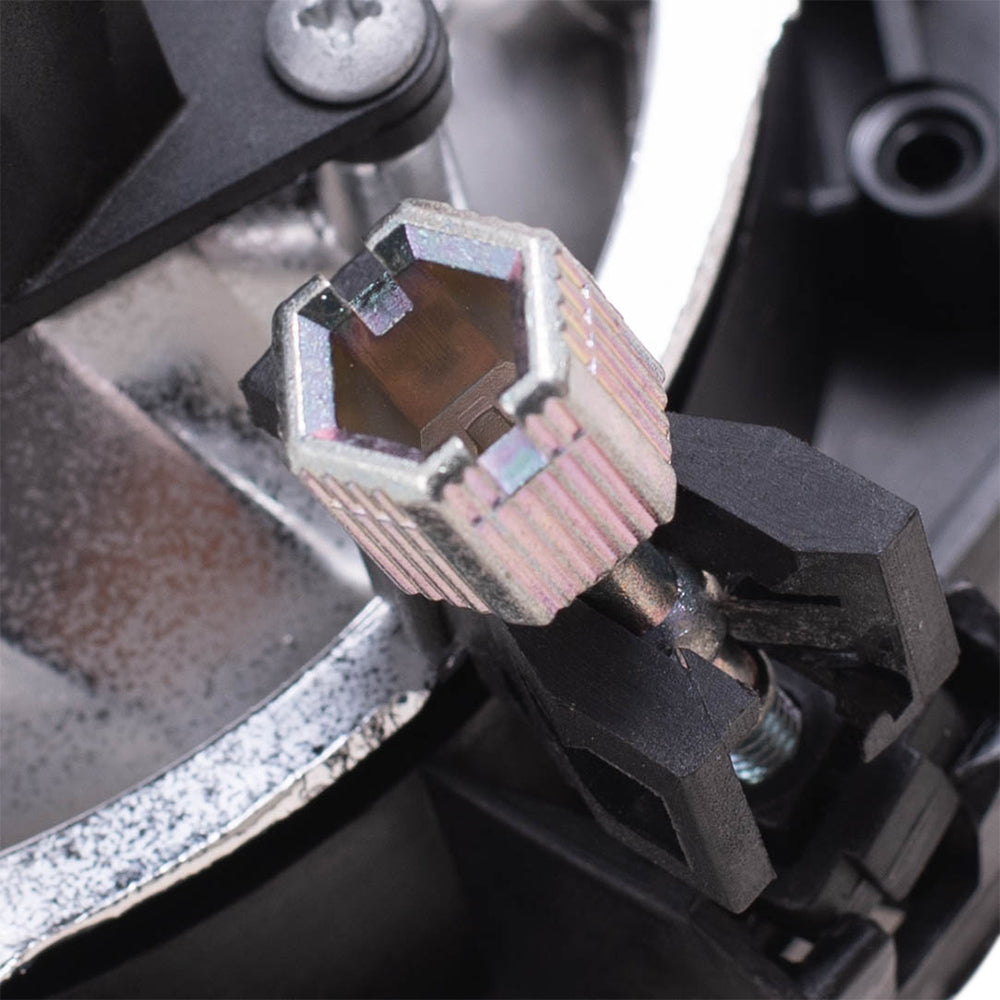 Brock Replacement Pair of Fog Lights Lamps Round Lenses Compatible with Escape Focus SCT Mustang LS 2M5Z15200AB