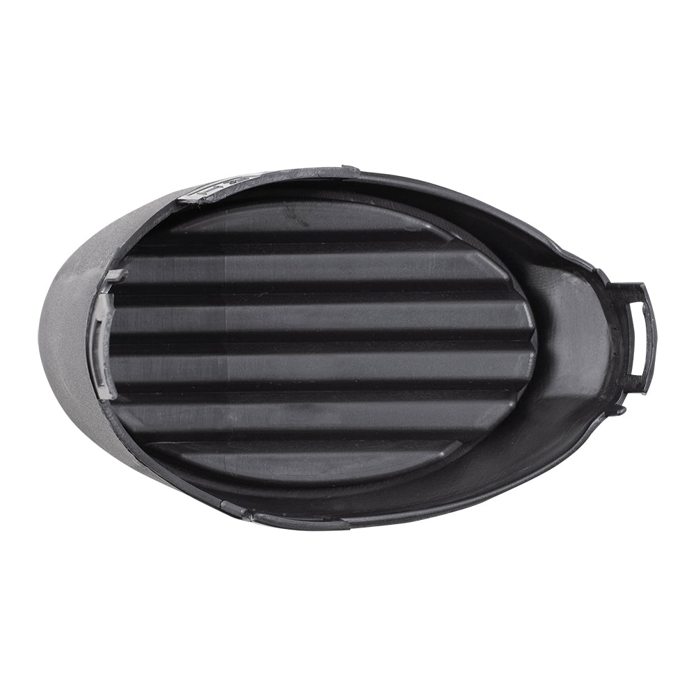 Brock Replacement Pair Set Fog Light Lamp Lens Front Bumper Hole Cover Grille Inserts Compatible with 12-14 Focus w/o Fog Lamps