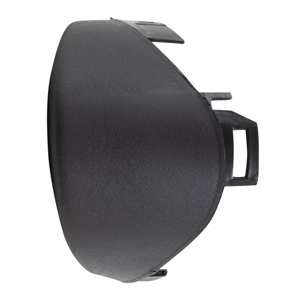 Brock Replacement Pair Set Fog Light Lamp Lens Front Bumper Hole Cover Grille Inserts Compatible with 12-14 Focus w/o Fog Lamps