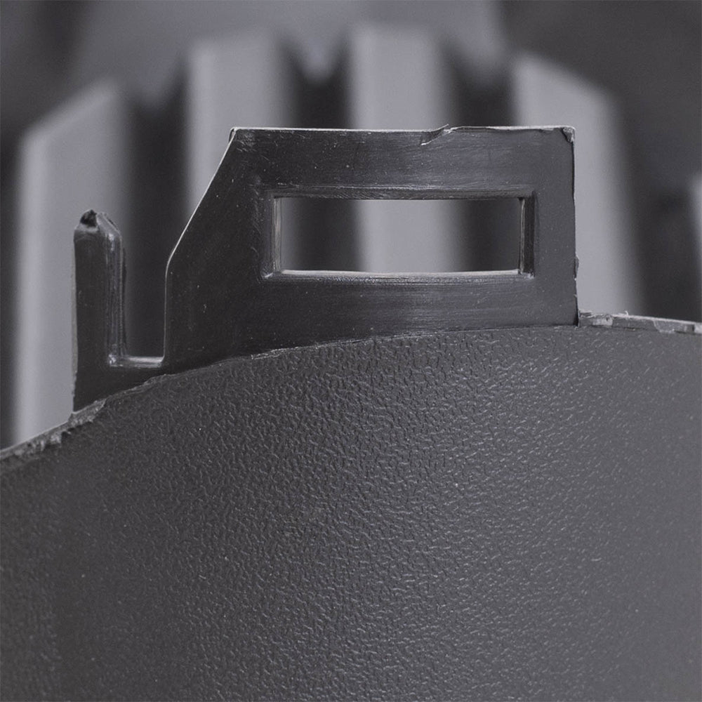 Brock Replacement Pair Set Fog Light Lamp Lens Front Bumper Hole Cover Grille Inserts Compatible with 12-14 Focus w/o Fog Lamps