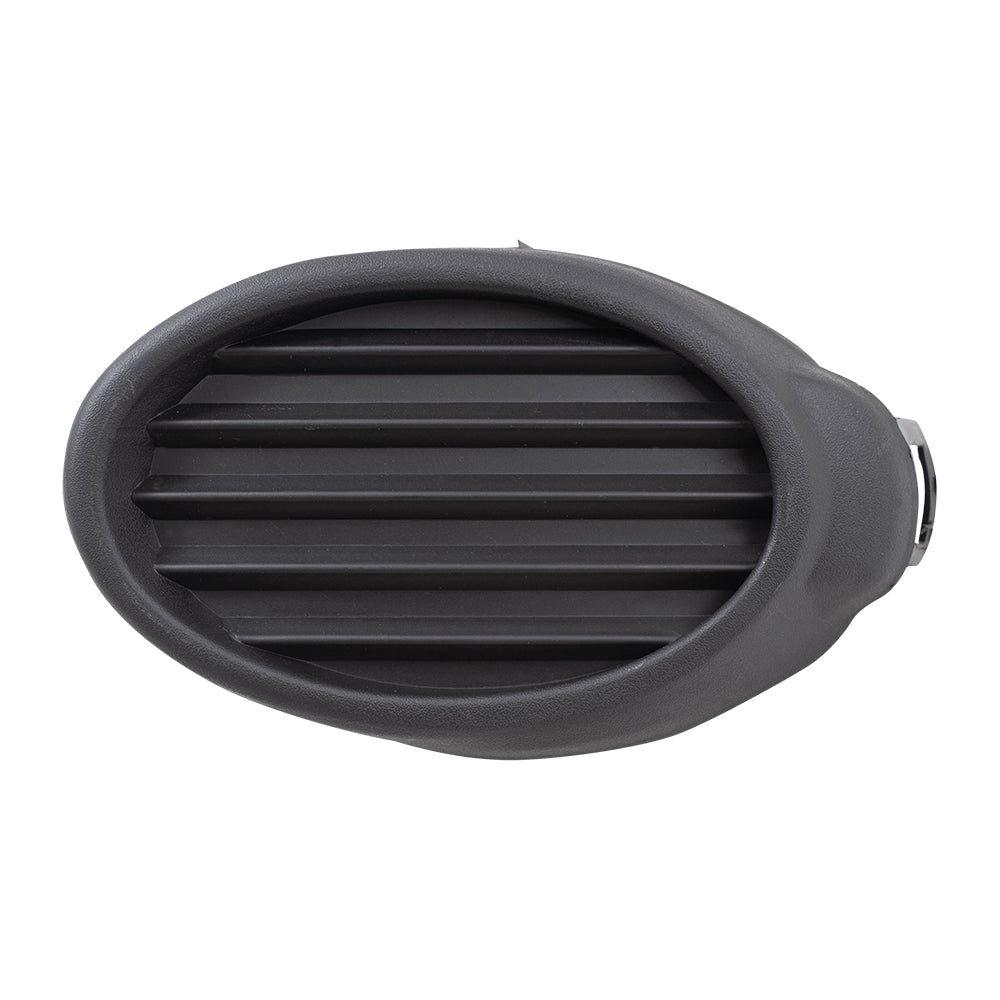 Brock Replacement Drivers Fog Light Lamp Lens Hole Cover Grille Insert Compatible with 12-14 Focus w/o Fog Lights