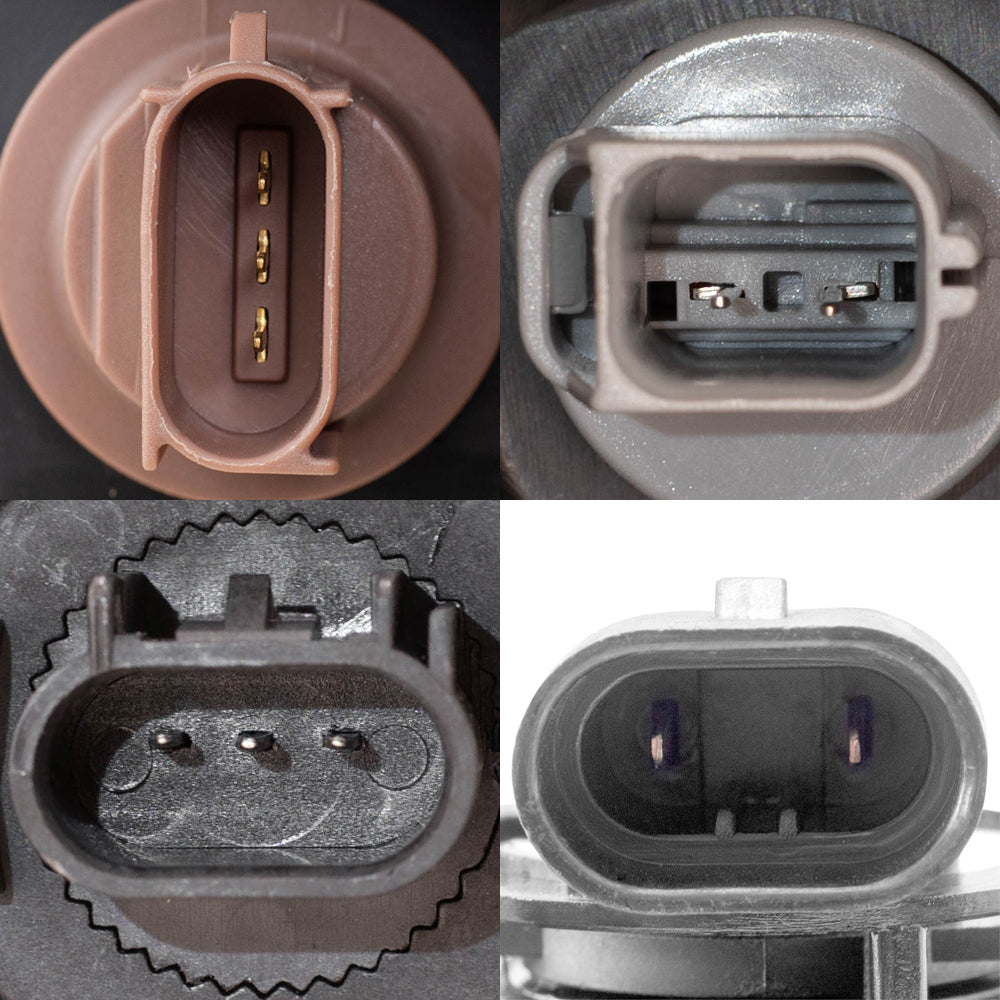 Brock Aftermarket Replacement Driver Left Passenger Right Headlights with Shadow Gray Bezel and Rectangular Fog Lights 4 Piece Set Compatible with 2004-2006 Ford F-150