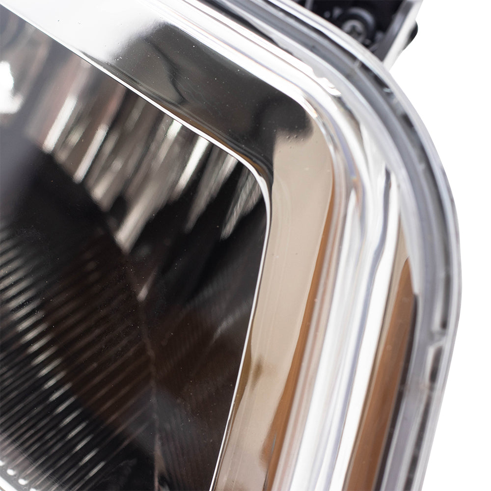 Brock Replacement Driver and Passenger Fog Lights Rectangular Lamps Compatible with 2004-2006 F150 Pickup Truck 5L3Z15201A 5L3Z15200A