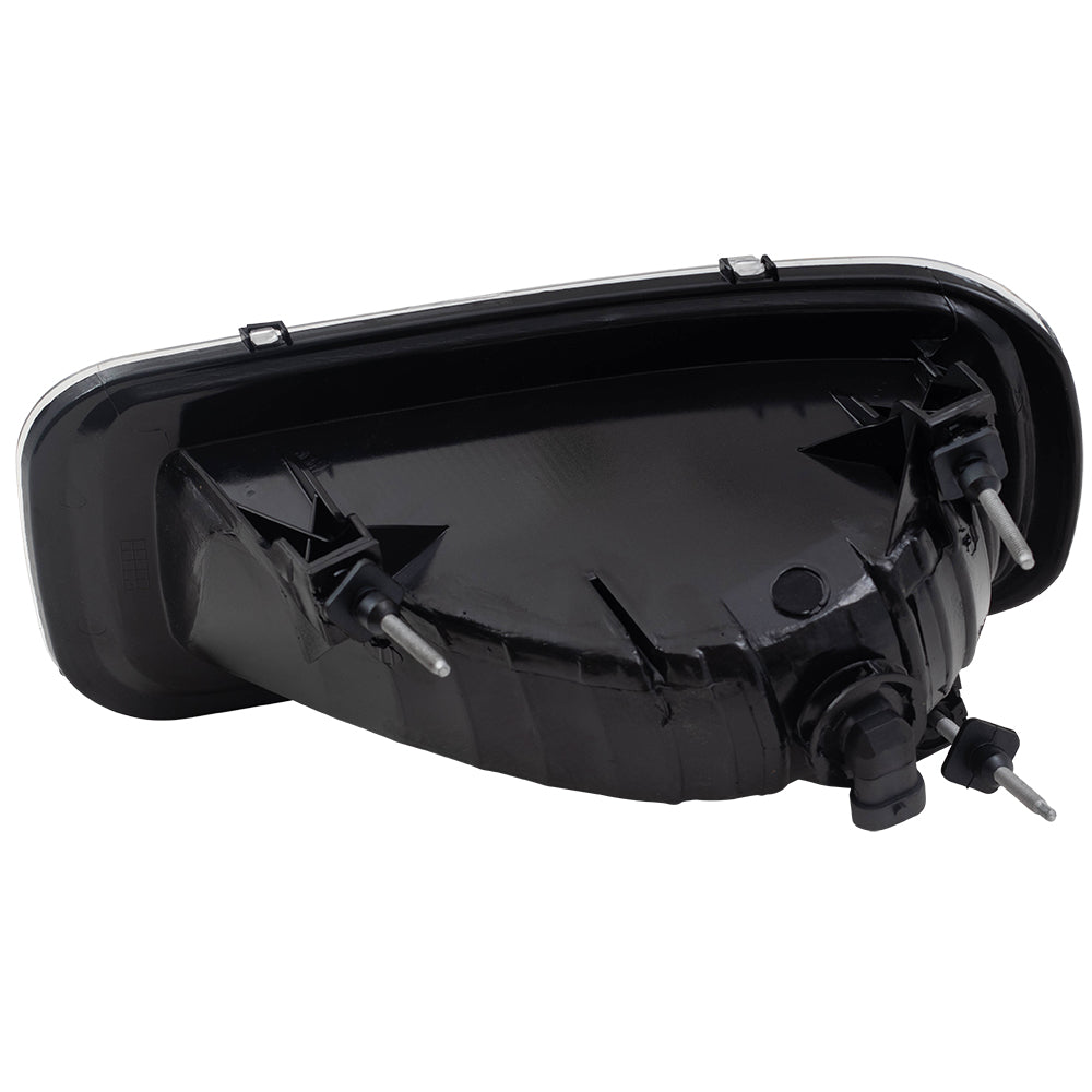 Brock Replacement Driver and Passenger Fog Lights Rectangular Lamps Compatible with 2004-2006 F150 Pickup Truck 5L3Z15201A 5L3Z15200A