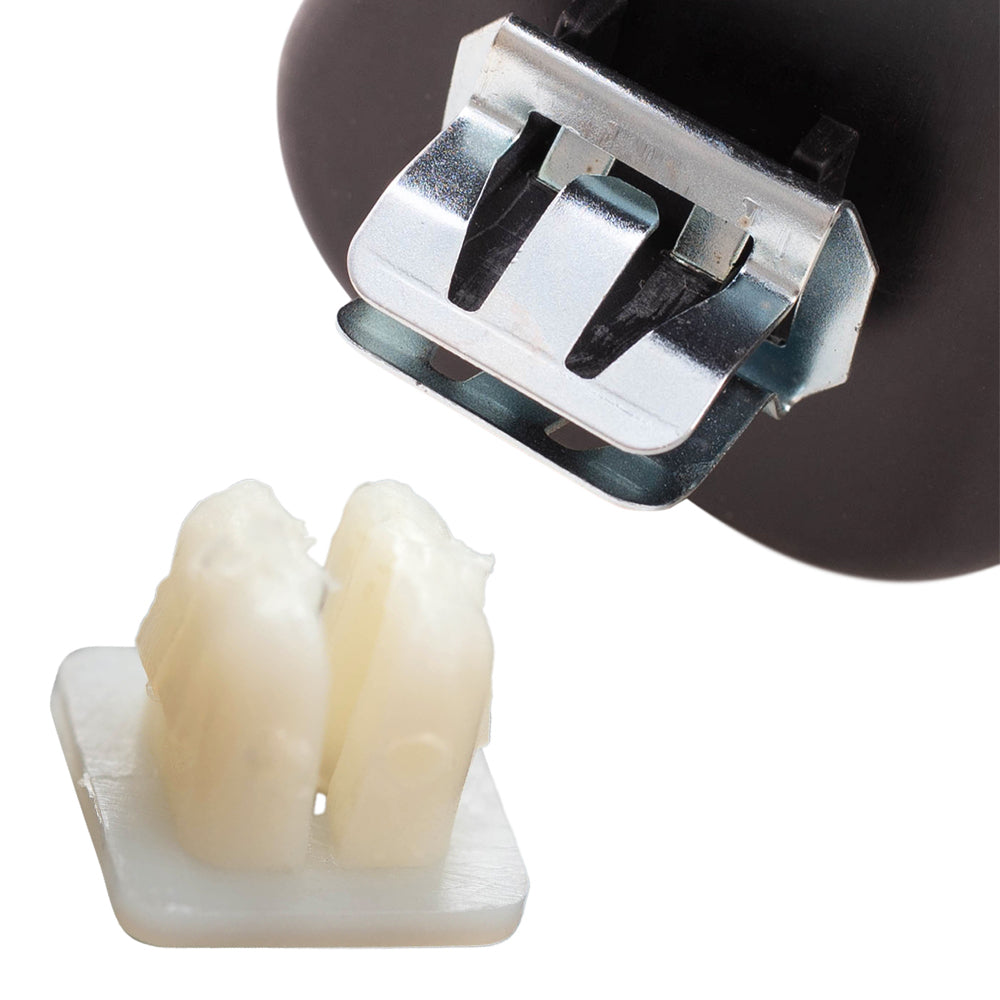 Brock Aftermarket Replacement Driver Left Passenger Right Headlights with Black Bezel and Round Fog Lights 4 Piece Set Compatible with 2006-2008 Ford F-150