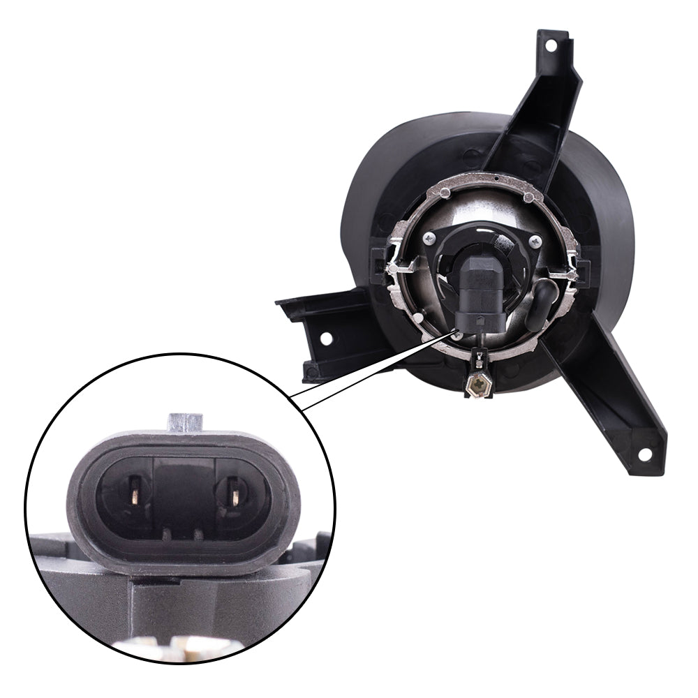 Brock Replacement Drivers Fog Light Compatible with 2001-2005 Explorer Sport Trac Pickup Truck SUV 4L2Z 15200 CA