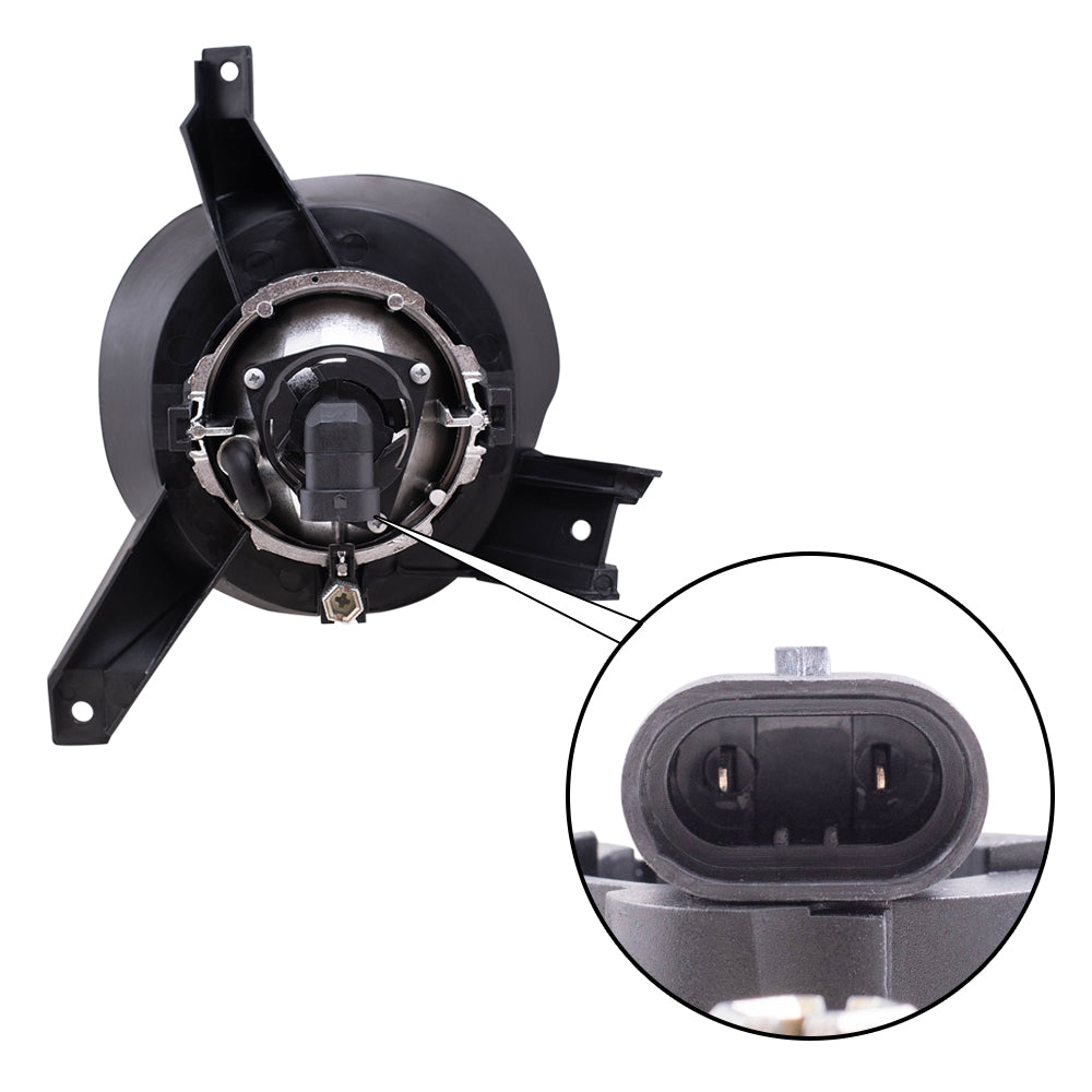 Brock Replacement Passengers Fog Light Compatible with 01-05 Explorer Sport Trac Pickup Truck SUV 4L2Z 15200 BA