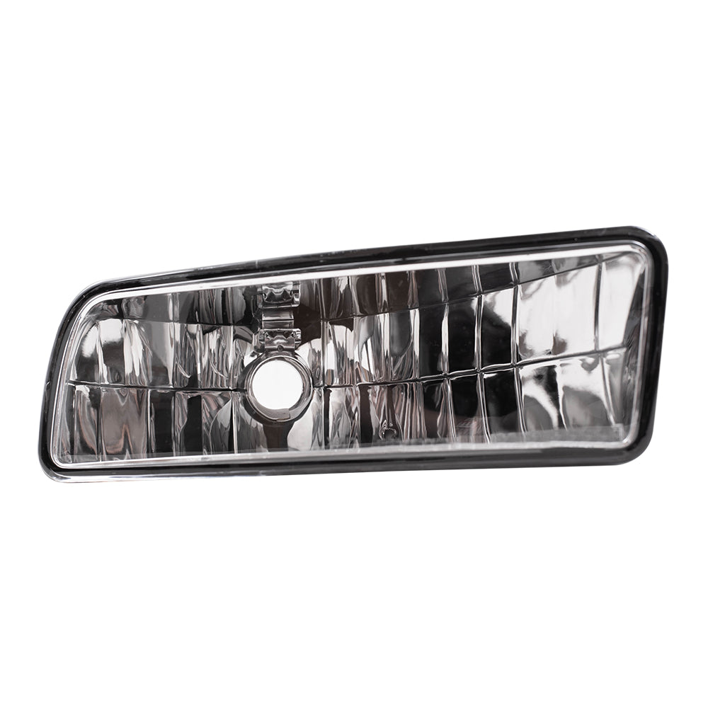 Brock Replacement Driver and Passenger Fog Lights Lamps Compatible with 2003-2006 Expedition 2L1Z15201AB 4L1Z15200AA