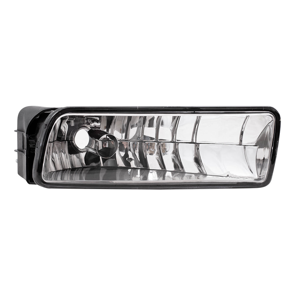 Brock Replacement Driver and Passenger Fog Lights Lamps Compatible with 2003-2006 Expedition 2L1Z15201AB 4L1Z15200AA