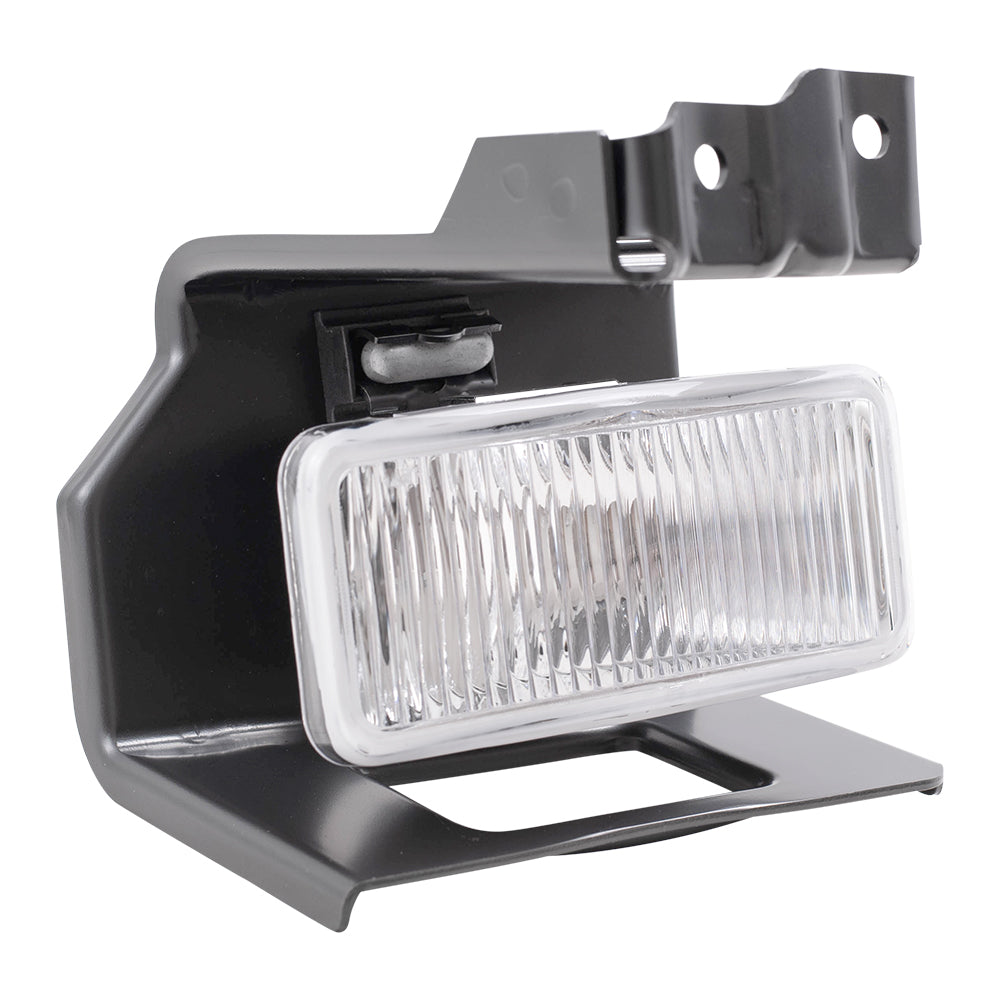 Brock Aftermarket Replacement Driver Left Passenger Right Fog Light Assembly With Bracket Set Compatible with 1995-1998 Ford Explorer Except Limited