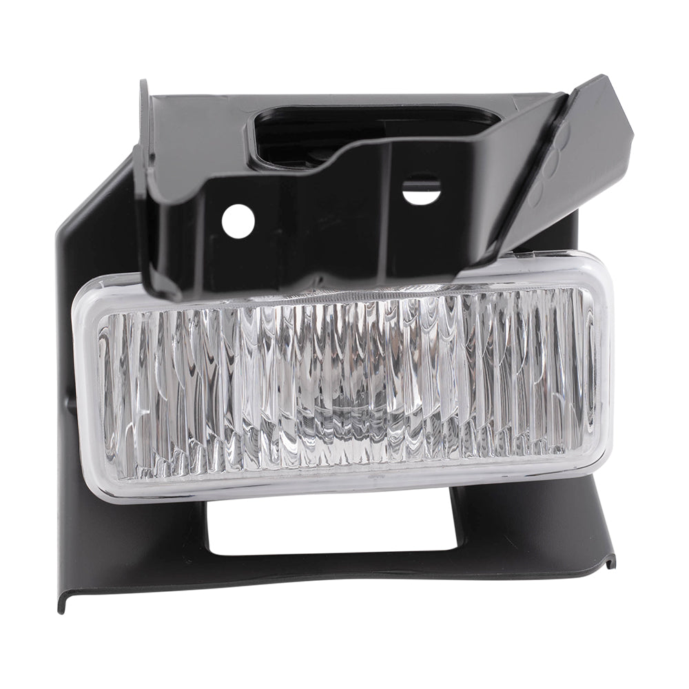 Brock Aftermarket Replacement Driver Left Fog Light Assembly With Bracket Compatible with 1995-1998 Ford Explorer Except Limited