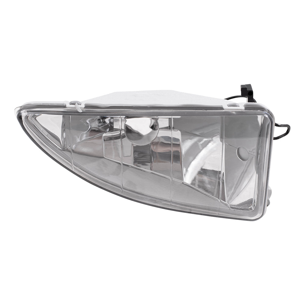 Brock Replacement Passengers Fog Light Lamp Compatible with 2000-2004 Focus SE S2 Sony ZX3 ZX5 LX Street ZTW ZTS
