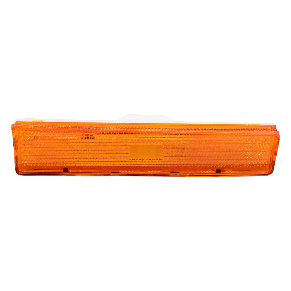 Brock Replacement Passenger Signal Side Marker Light Lamp Compatible with 1980-1986 F100 F150 F250 Pickup Truck Bronco EOTZ 15A201 A