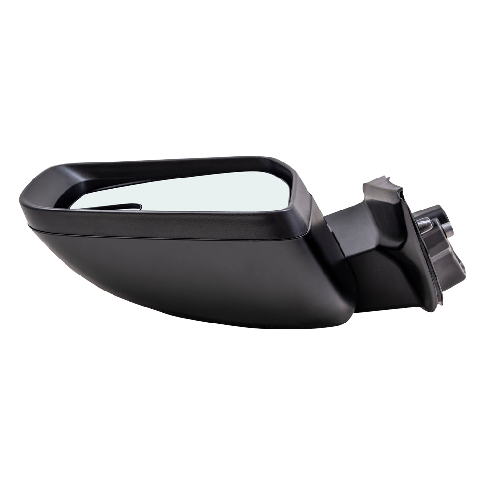 Brock Aftermarket Replacement Driver Left Passenger Right Power Mirror Paint to Match Black with Spotter Glass-Manual Fold without Heat-Blind Spot Detection Compatible with 2019-2021 Ford Ranger