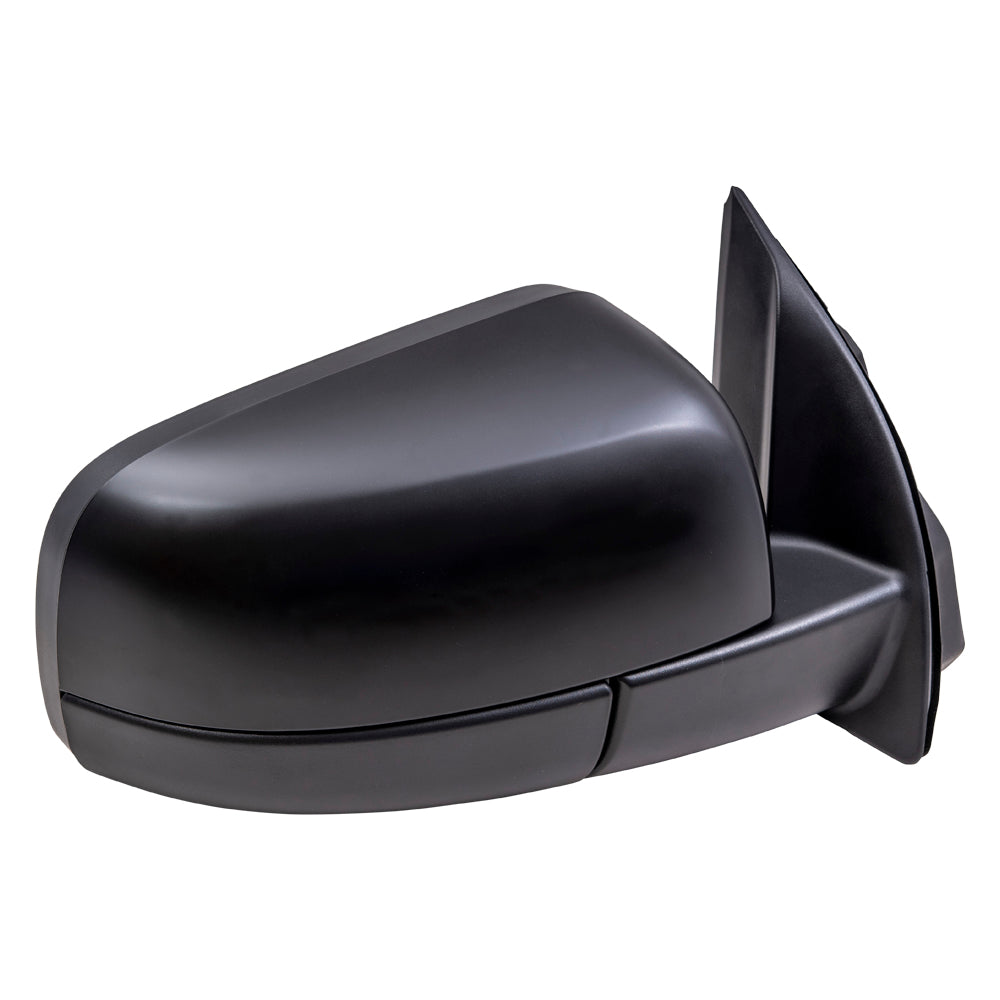 Brock Aftermarket Replacement Driver Left Passenger Right Power Mirror Paint to Match Black with Spotter Glass-Manual Fold without Heat-Blind Spot Detection Compatible with 2019-2021 Ford Ranger