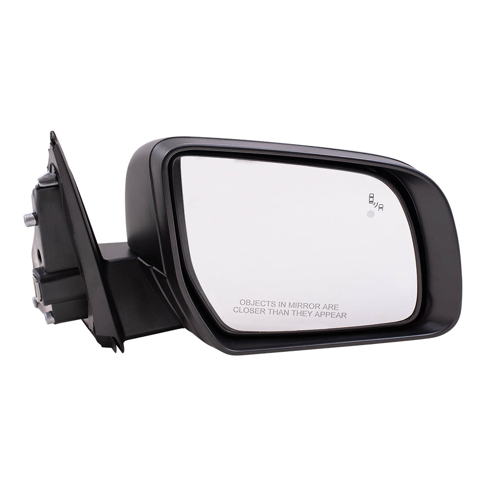 Brock Replacement Driver and Passenger Side Power Mirrors Paint to Match Black with Power Fold and Blind Spot Detection without Heat or Signal Compatible with 2019-2021 Ranger