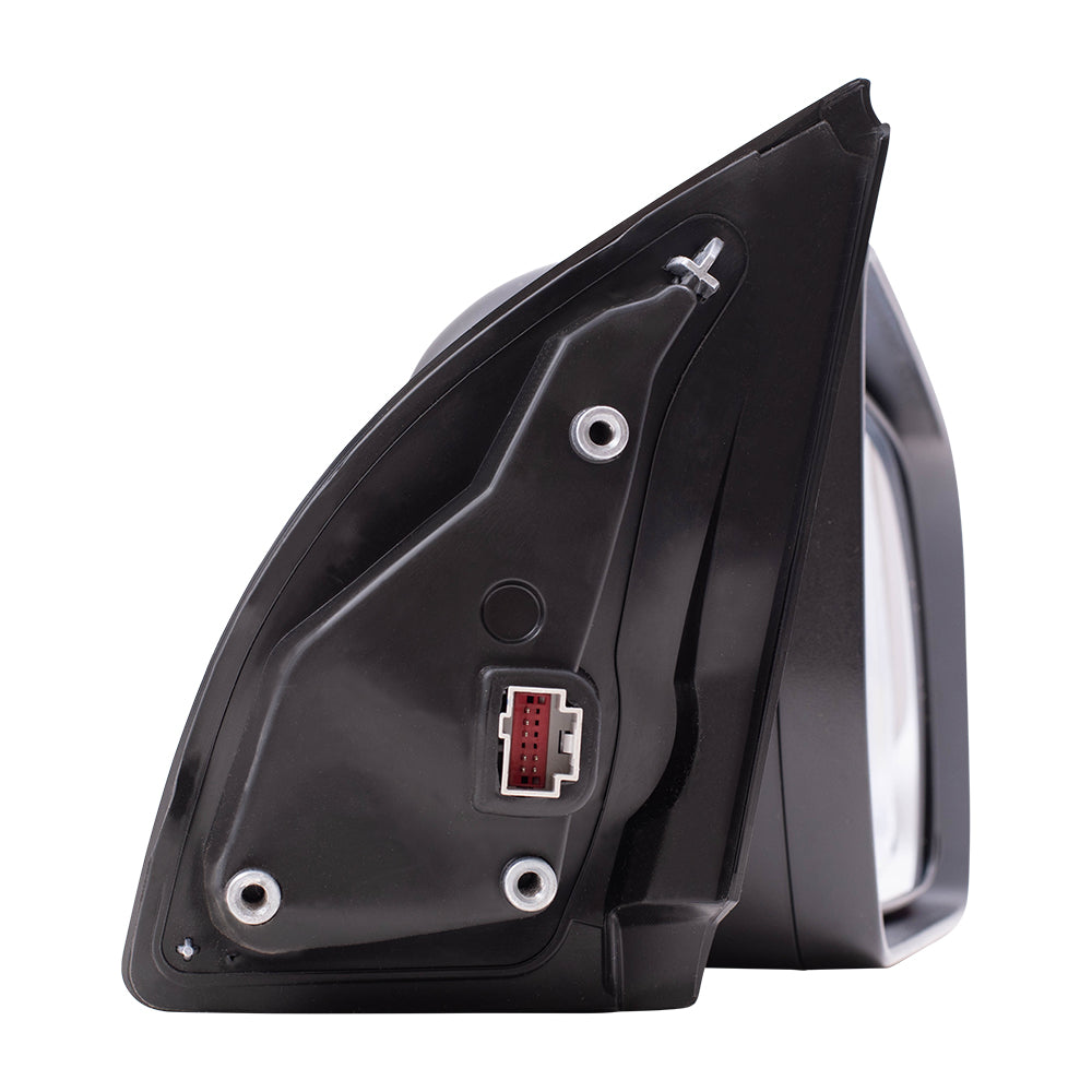 Brock Replacement Driver and Passenger Side Power Mirrors Paint to Match Black with Power Fold and Blind Spot Detection without Heat or Signal Compatible with 2019-2021 Ranger