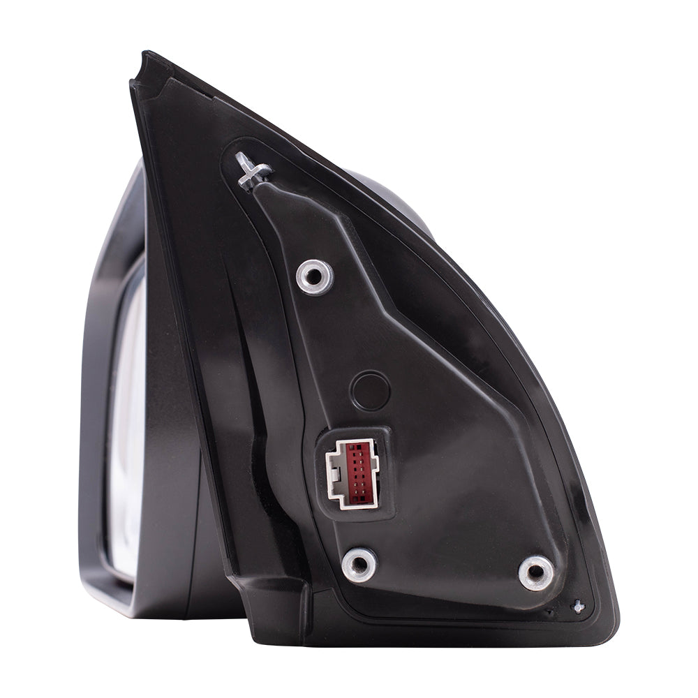 Brock Replacement Driver Side Power Mirror Paint to Match Black with Power Fold and Blind Spot Detection without Heat or Signal Compatible with 2019-2021 Ranger