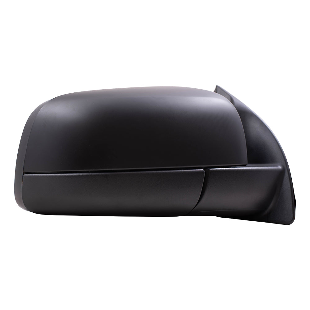 Brock Replacement Passenger Side Power Mirror Paint to Match Black with Power Fold and Blind Spot Detection without Heat or Signal Compatible with 2019-2021 Ranger