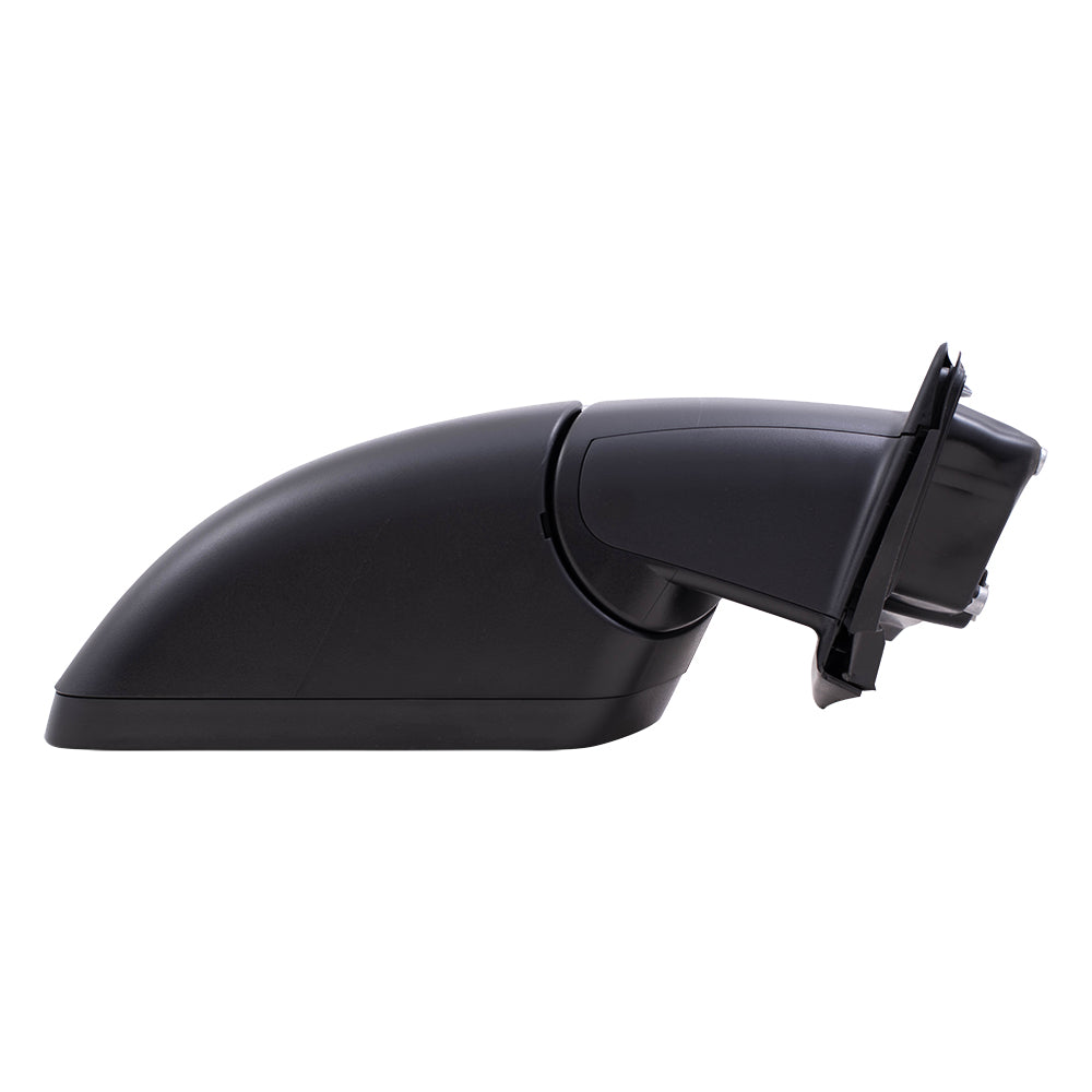 Brock Replacement Passenger Side Power Mirror with Chrome Finish, Power Fold and Blind Spot Detection without Heat or Signal Compatible with 2019-2021 Ranger