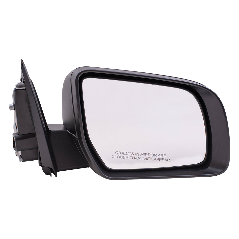 Brock Replacement Driver and Passenger Side OEM Substitute Power Mirrors Paint to Match Black without Heat or Spotter Glass Compatible with 2019-2021 Ranger